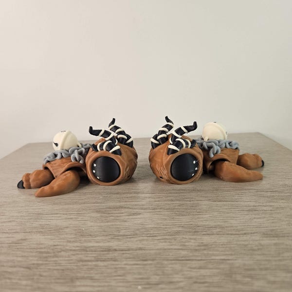 Krampus Turtles: Full Color 3D Printed Articulated Fidget Toy