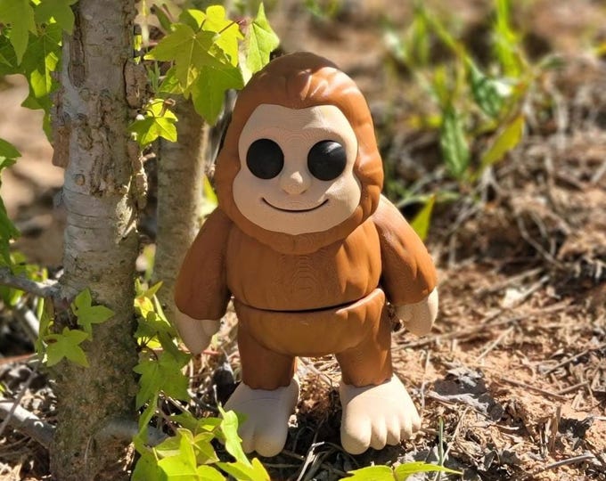 Jumbo Articulated Bigfoot 3d Printed