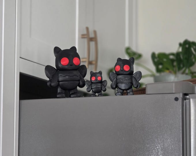 Jumbo Articulated Mothman 3d Printed