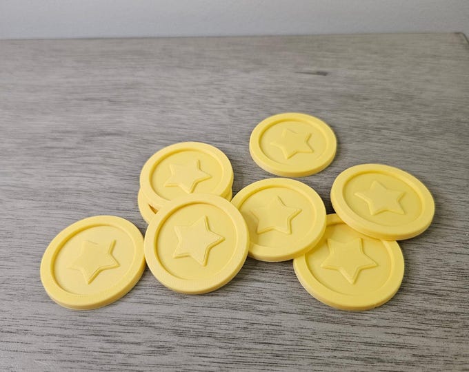 Animal Crossing Bell Tokens: 3D Printed Replica, Cosplay Prop