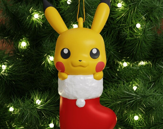Pikachu Pokémon Christmas Ornament