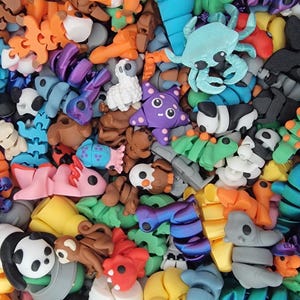 Articulating Mini 3d Printed Animals ZOU3D
