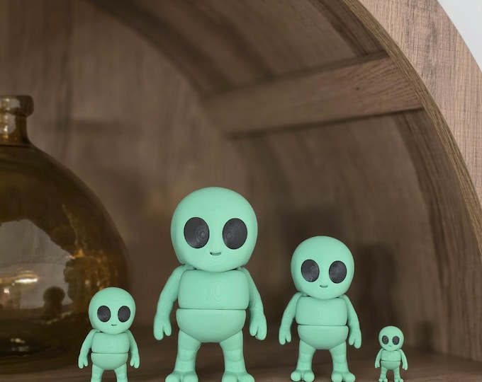 Jumbo Articulated Alien 3D Printed