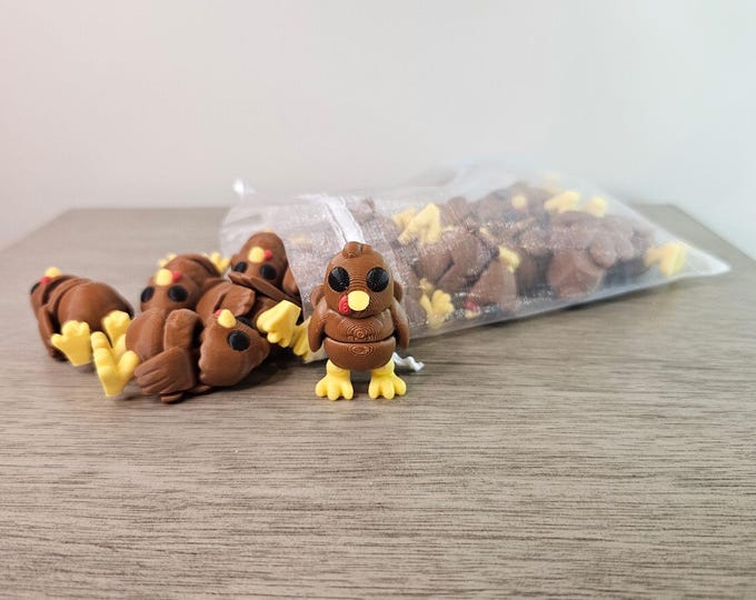Mini Articulated 3D Printed Turkeys