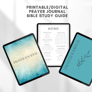 OUR digitaal gebedsdagboek, afdrukbaar gebedsdagboek en studiegids, Canva Journal-sjabloon, Bijbelstudie-gebedsdagboek