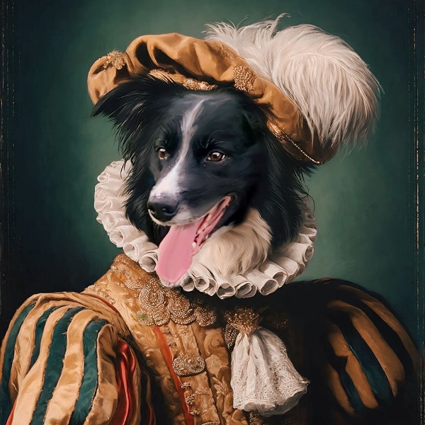 Custom Renaissance Portraits of Your Child or Pet - Digital Artwork