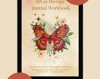 Self-Worth Workbook Art Therapy workbook for self-worth journal for healing creative journal therapy eBook digital Art craft idea activities