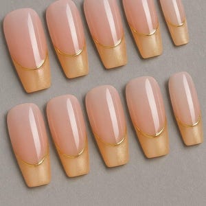 Beautiful Pretty Soul /Salon Quality Nails / DIY Nails At Home / Glue On The Nails / Summer Nails/ Durable Nails / Reusable Nails