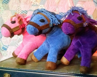 Horse or Donkey For up to a 16" Waldorf Doll, Custom Listing, Organic Velour, You pick Colors