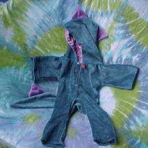 Dragon Jumpsuit Waldorf Doll Outfit image 4