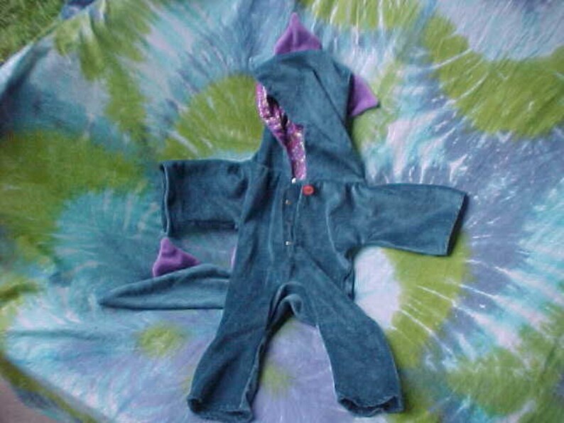 Dragon Jumpsuit Waldorf Doll Outfit image 4