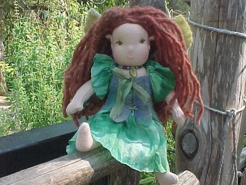 Medieval Fairy Custom Mini Waldorf Doll image 2