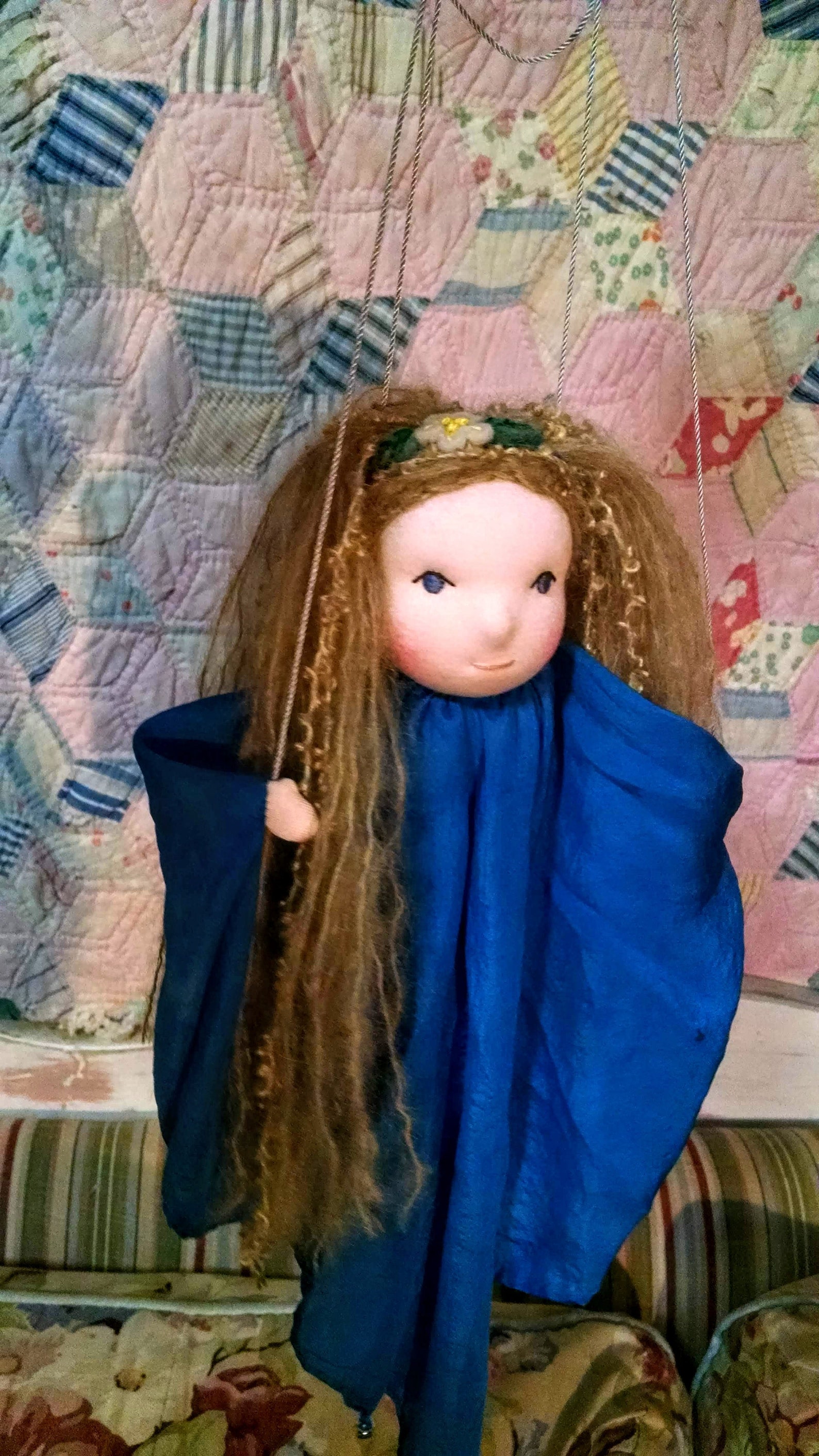 Waldorf Silk Puppet You Choose Custom Colors Etsy