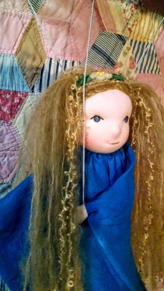 Waldorf Silk Puppet You Choose Custom Colors Etsy