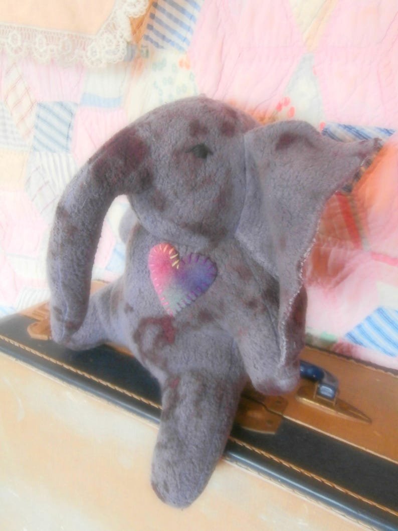 Waldorf Elephant, Sheep, Pig, Bear, or Bunny Rabbit Plush Steiner Inspired Animal image 4