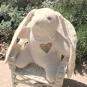 Waldorf Elephant, Sheep, Pig, Bear, or Bunny Rabbit Plush Steiner Inspired Animal image 5