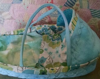 Moses Basket for a Waldorf Doll, Custom order