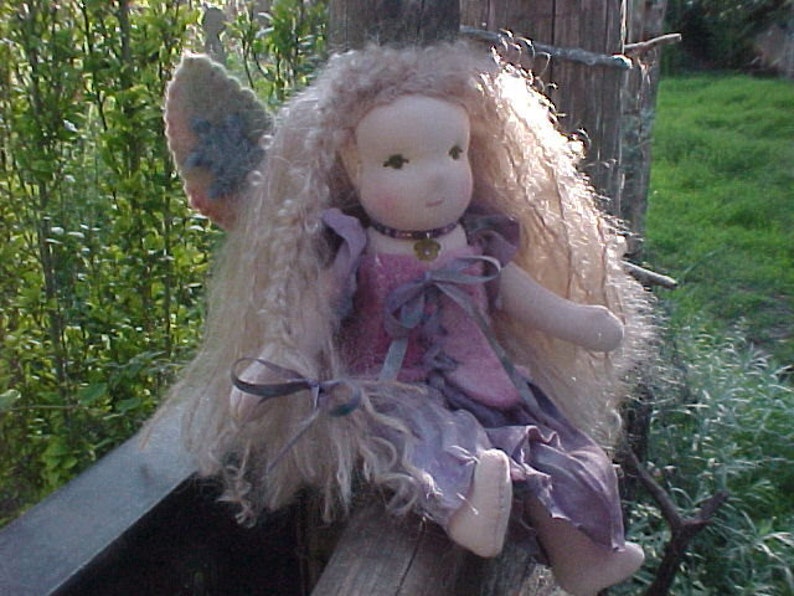 Medieval Fairy Custom Mini Waldorf Doll image 4