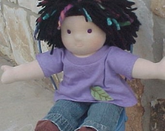 Waldorf Boy Doll Outfit - Jeans or Khakis and Appliqued T - Custom Made to Fit your Doll 10 - 18" tall