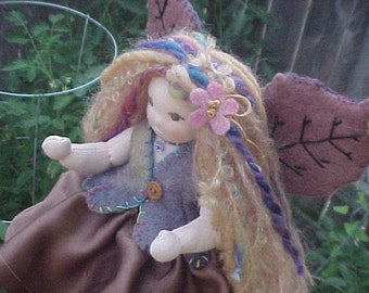 Fairy Companion, Custom 9 Inch Tall Waldorf Doll