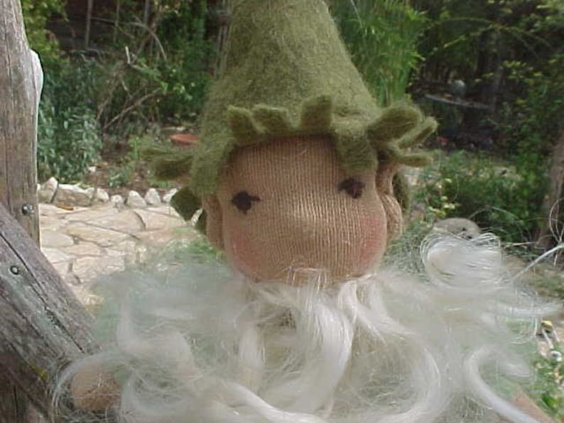 A Gnome of Your Own Waldorf doll Little Gandalf, Made to order image 1