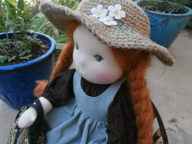 Anne of Green Gables Waldorf Doll Historical Story Book Inspired image 1