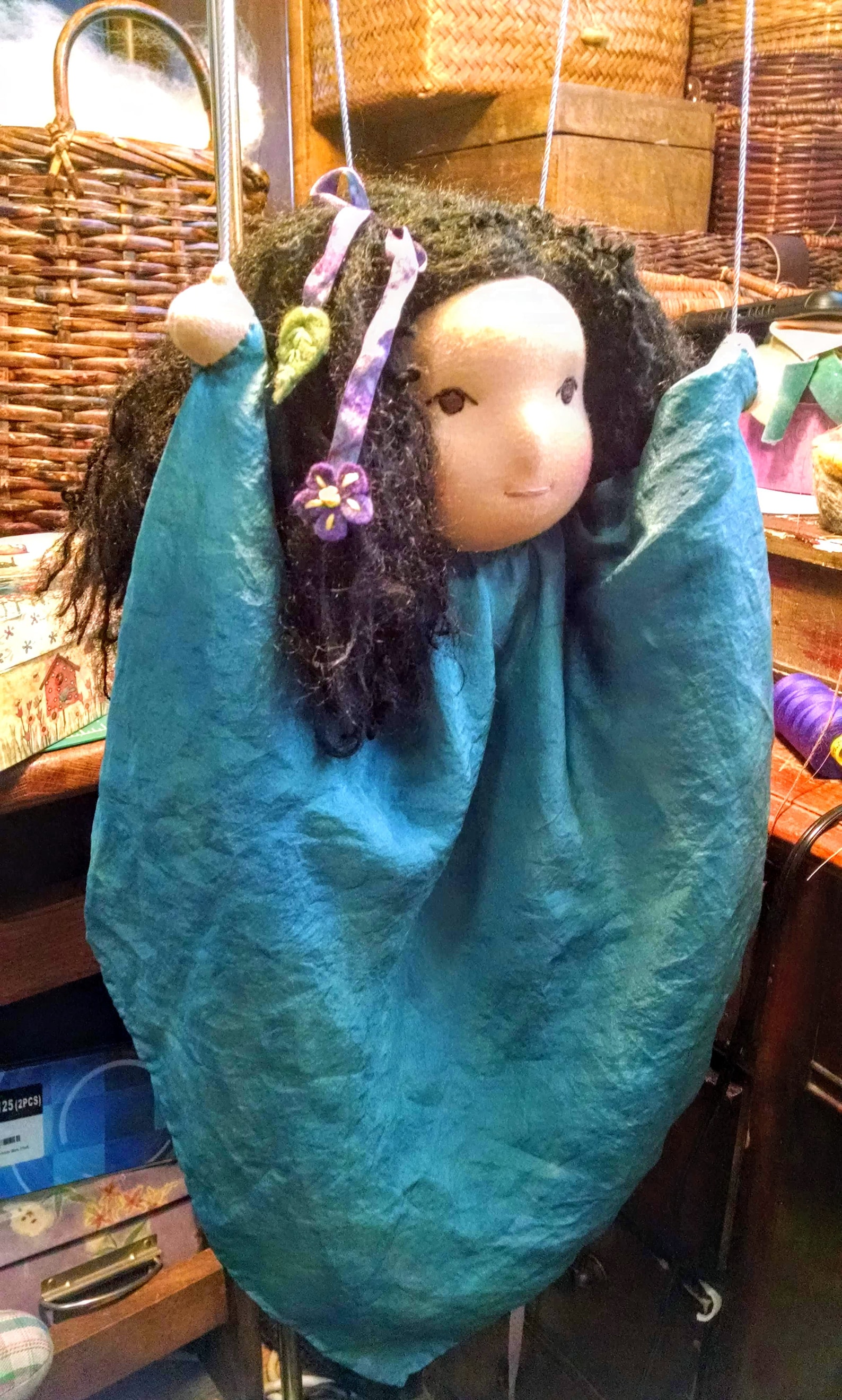 Waldorf Silk Puppet You Choose Custom Colors Etsy