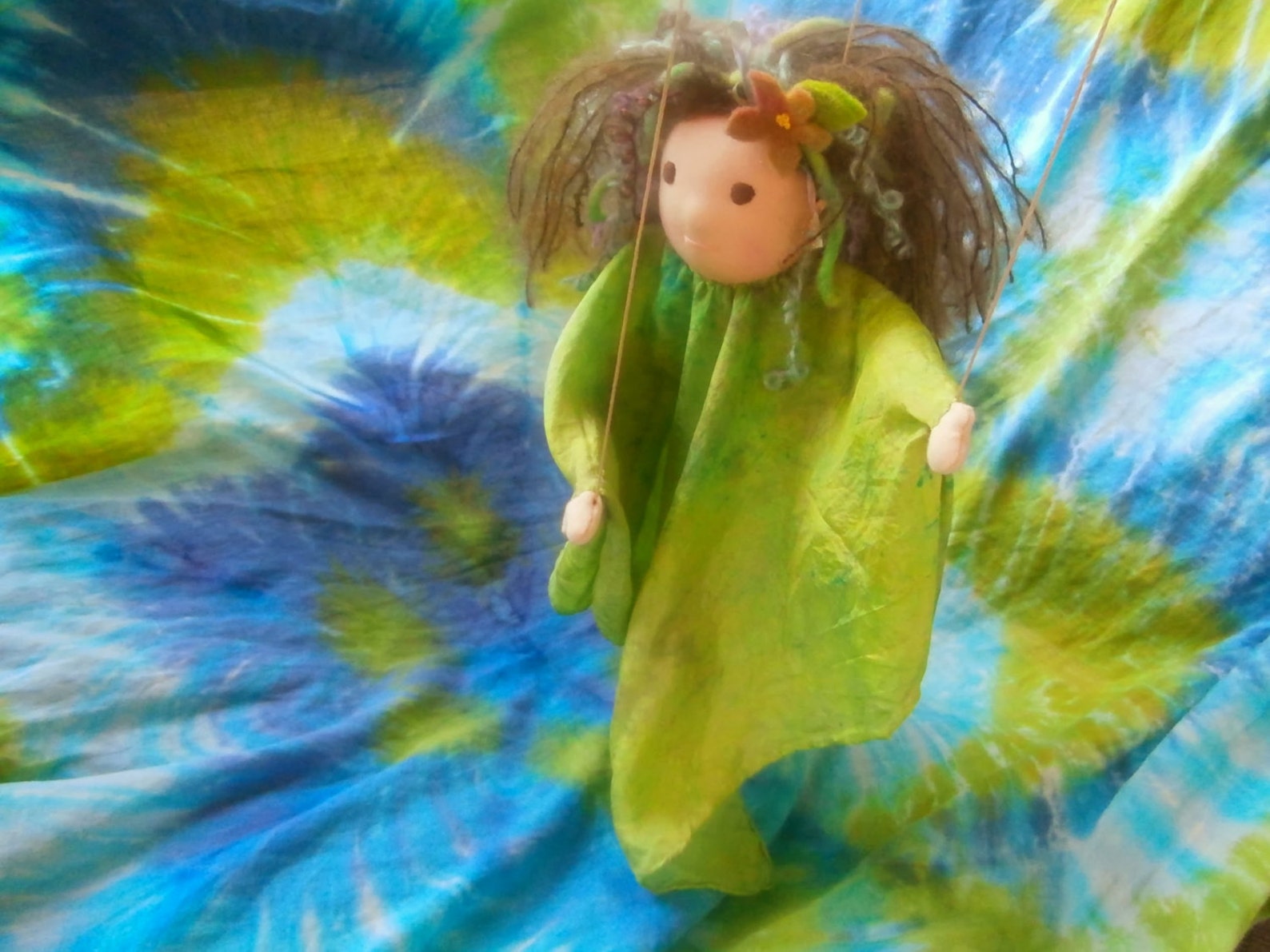 Waldorf Silk Puppet You Choose Custom Colors Etsy