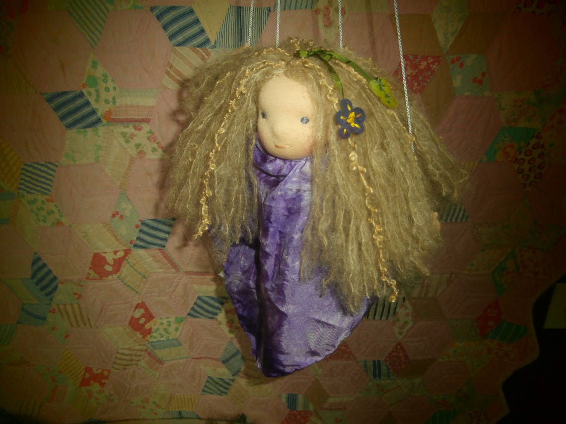 Waldorf Silk Puppet You Choose Custom Colors Etsy