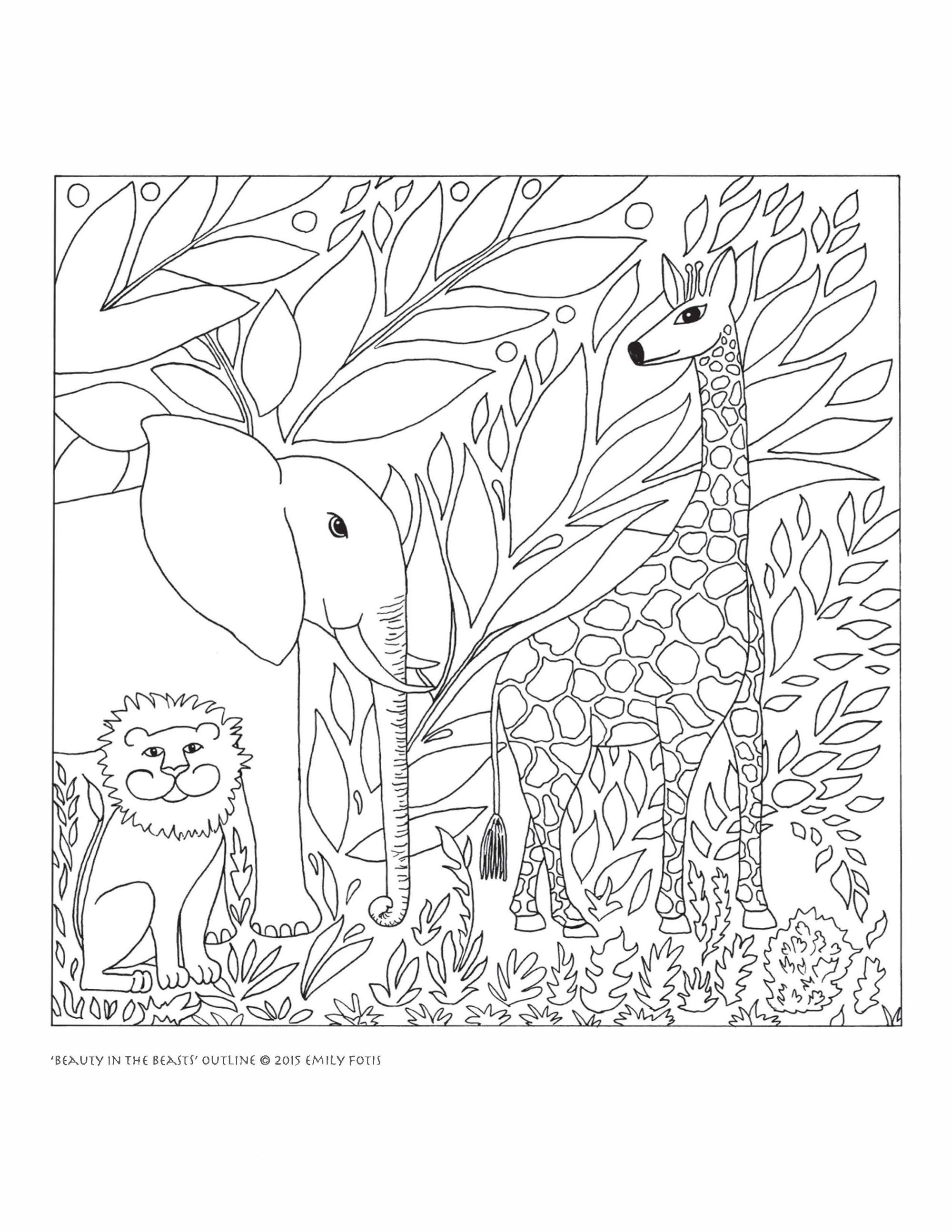 Coloring Book for Adults Relaxation: An Adult Coloring Book with Charming  Wild Jungle Animals Including Dinosaur, Panthers, Monkeys, Rhinos, Giraffe  a (Paperback)