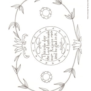 Digital Printable Download American Fraktur Paint-and-Color Book E-Sheet