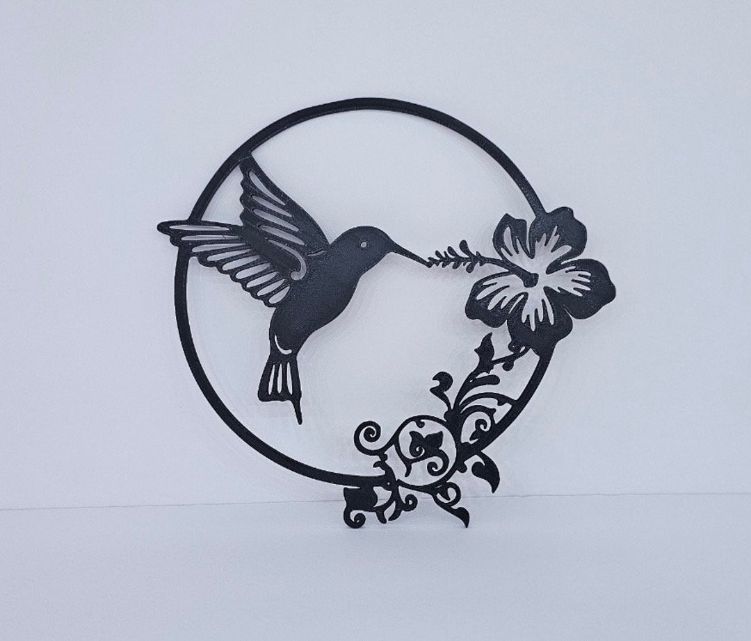 3D Hummingbirds Wall Art V