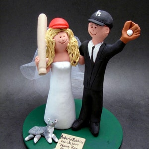 Los Angeles Dodgers Baseball Wedding Cake Topper, Los Angeles Dodgers Baseball Wedding Anniversary Gift, Baseball Wedding Anniversary Gift.