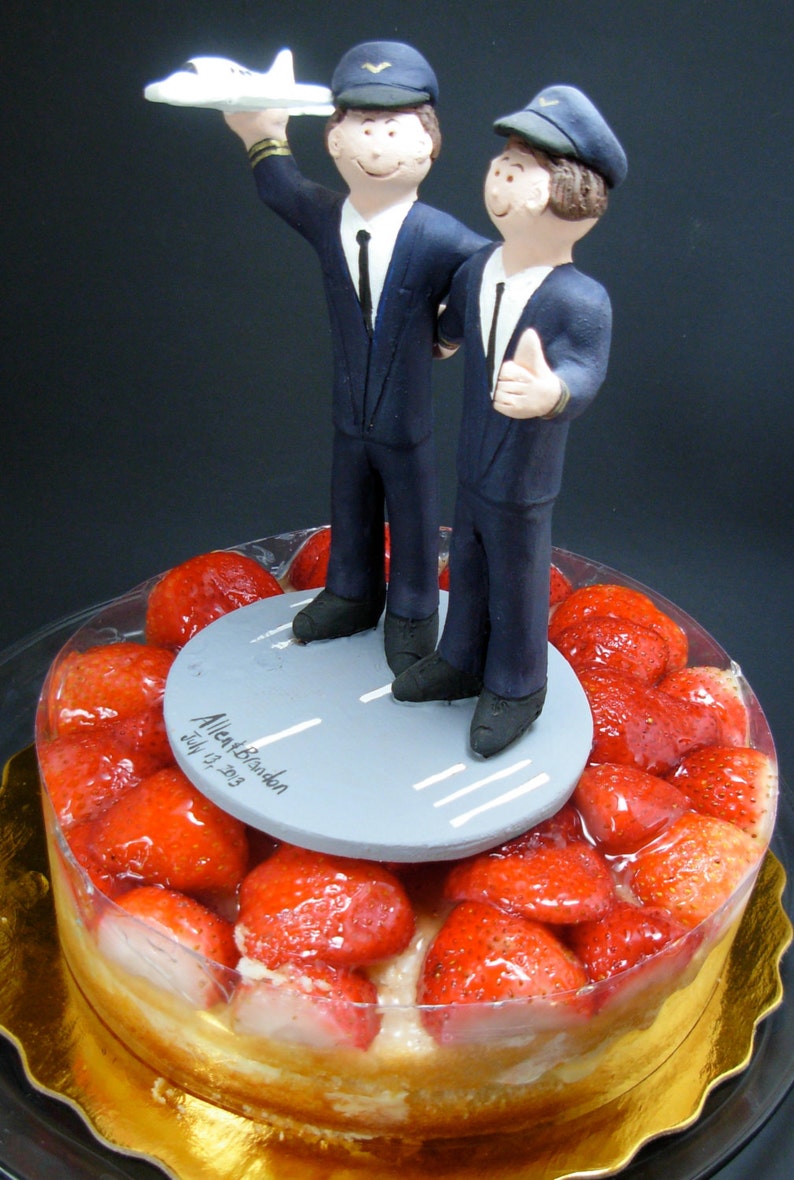 Same Sex Gay Wedding Cake Topper