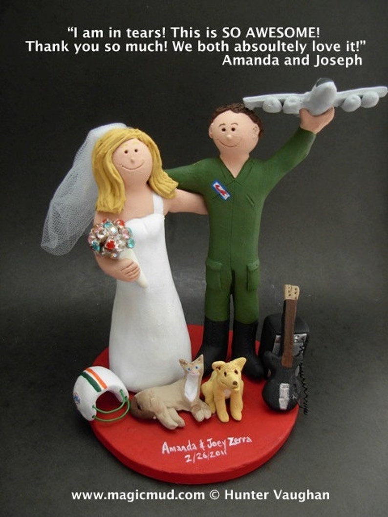 Army Groom In Uniform Wedding Cake Topper, Dress Blues Uniform Wedding Cake Topper, Beer Stein Wedding Cake Topper, Army Wedding Cake Topper image 5