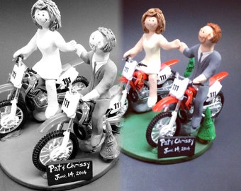 Honda Off Road Motorcycle Wedding Cake Topper, Motorcycle Wedding Anniversary Gift, Motorcycle Wedding Anniversary Gift, Honda Caketopper