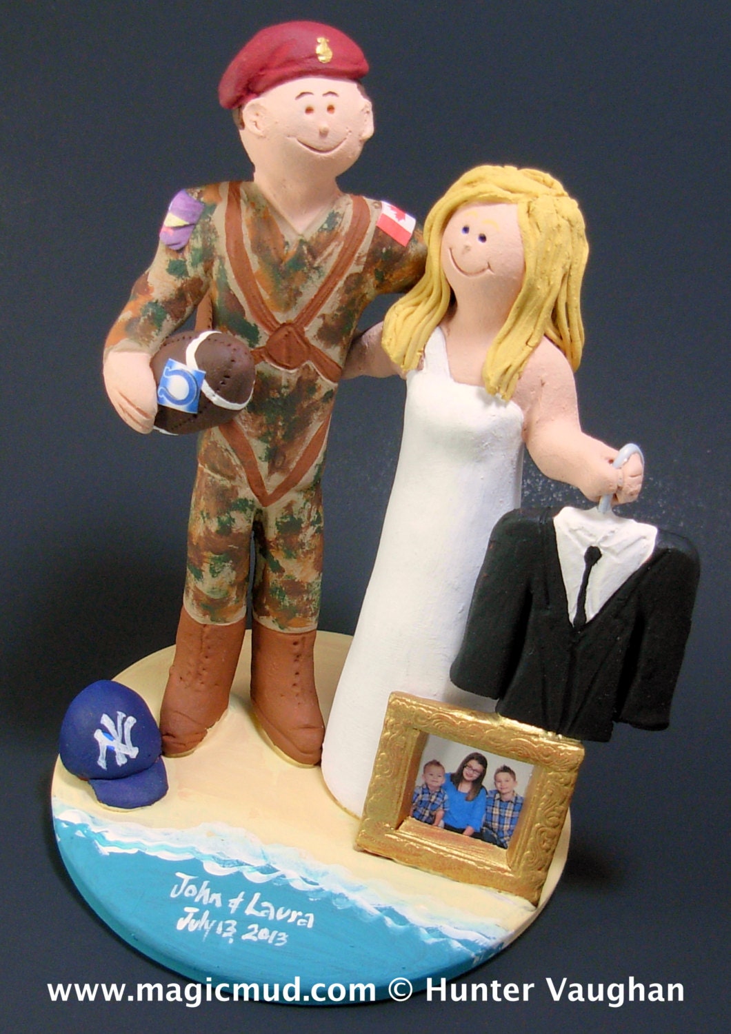 Paratrooper Groom Wedding Cake Topper, Soldier's Wedding Paratrooper Groom Wedding Cake Topper, Soldier's Wedding