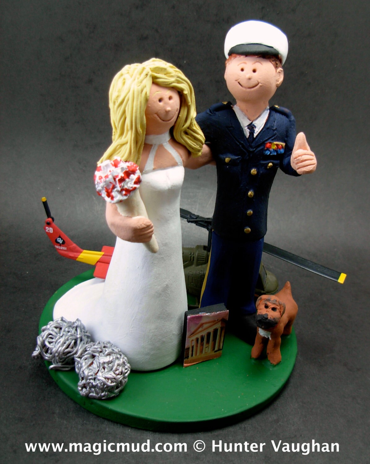 Navy Sailor Wedding Cake Topper , Soldier's Wedding Cake Topper, Nurse