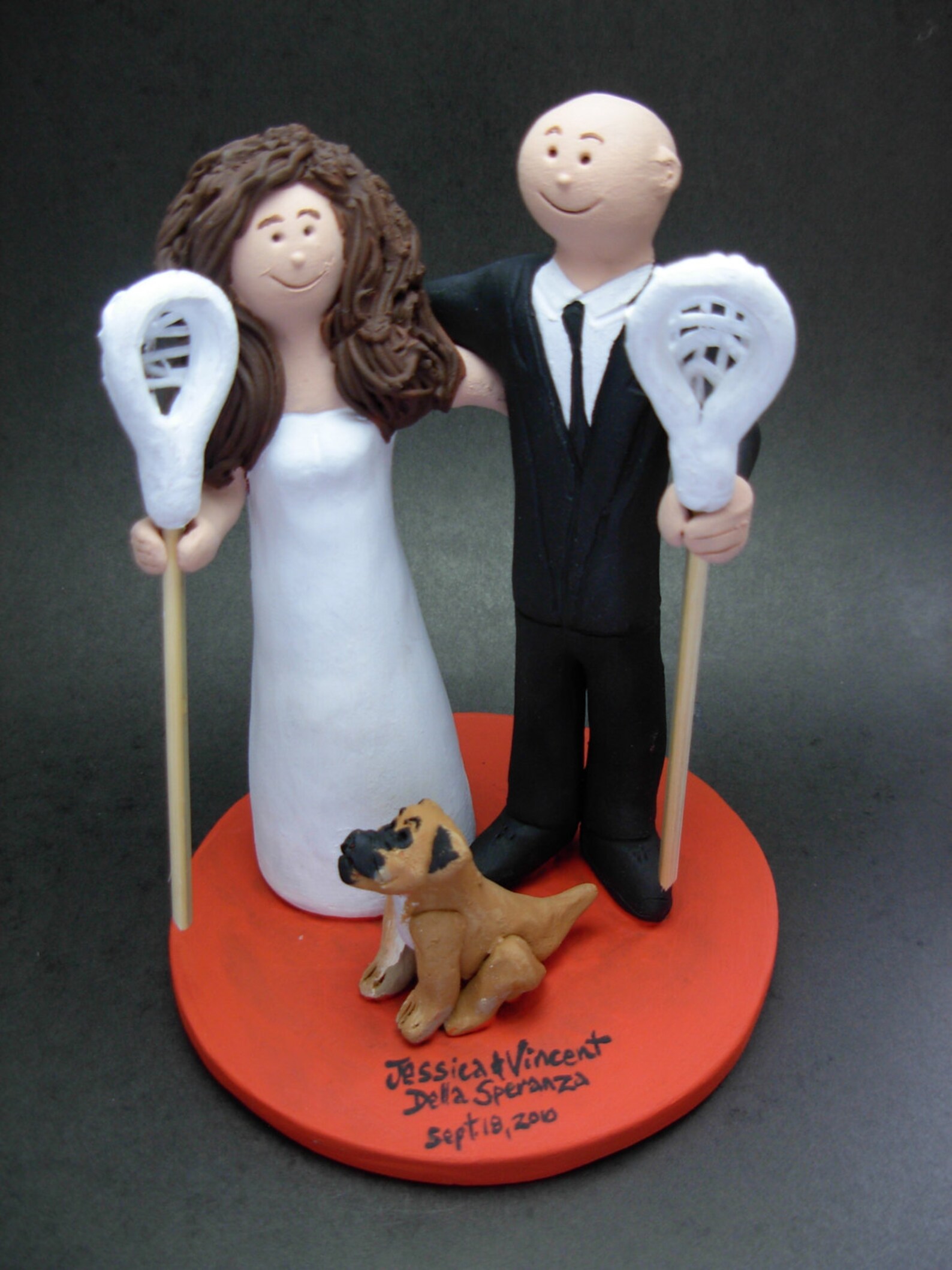 Lacrosse Wedding Cake Topper Lacrosse Players Wedding Cake Etsy