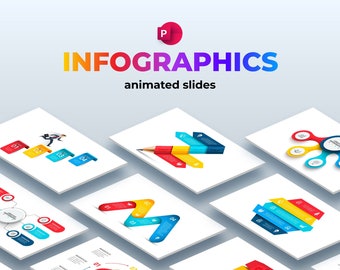 Professional Infographics for PowerPoint Presentations - Abstract Animation Pack | 500 icons