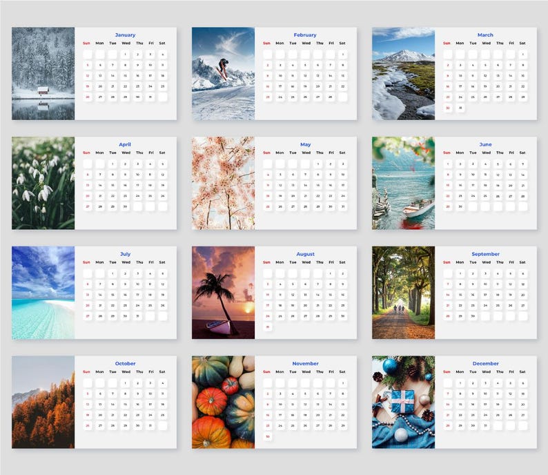 Calendar 2025 Powerpoint Template. Keynote Calendar 2025 Template