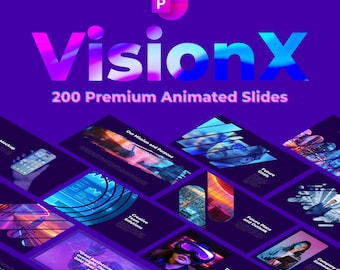 Animated PowerPoint Template. Infographic Presentation Slides for Business, Pitch Deck, Marketing, Corporate, and Portfolio. PPT Template.