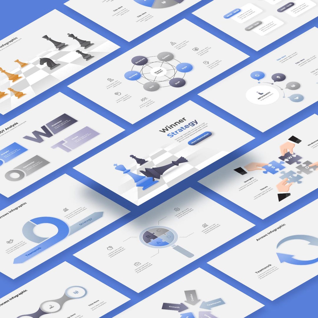 Animated Powerpoint Infographics. Canva Editable Presentation. Keynote ...