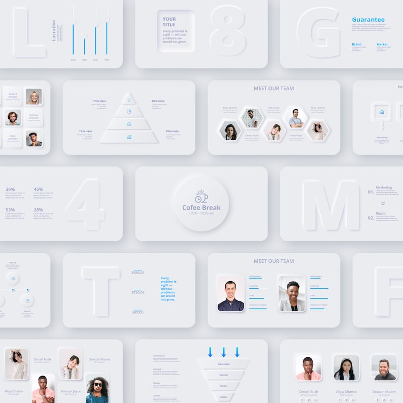 Peut inclure: Un mod&egrave;le de pr&eacute;sentation blanc avec un effet 3D. Le mod&egrave;le comprend une vari&eacute;t&eacute; de graphiques, de diagrammes et de tableaux, ainsi que des zones de texte et des images. Le mod&egrave;le est con&ccedil;u pour &ecirc;tre utilis&eacute; pour les pr&eacute;sentations d'entreprise, les rapports et les propositions.