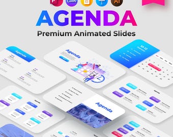 Canva Agenda Templates. Animated Infographics for PowerPoint, Illustrator, Keynote, Google Slides. Schedule PowerPoint Template . 500 Icons.