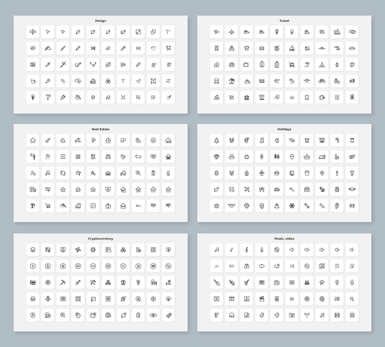 1500 Icons Pack. Canva Editable Icons. Icons Bundle. SVG Bundle Outline Icons. Icons PPT. Commercial use. Black and white SVG. Clipart svg. image 8