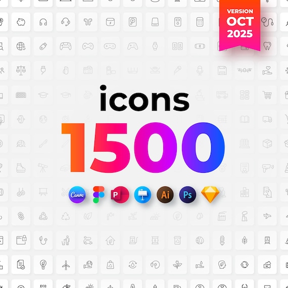 1500 Icons Pack. Canva Editable Icons. Icons Bundle. SVG Bundle Outline Icons. Icons PPT. Commercial use. Black and white SVG. Clipart svg.