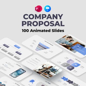 100 geanimeerde PowerPoint-infographicsjablonen, zakelijke presentaties, bedrijfsvoorstellen en profielslides voor Keynote