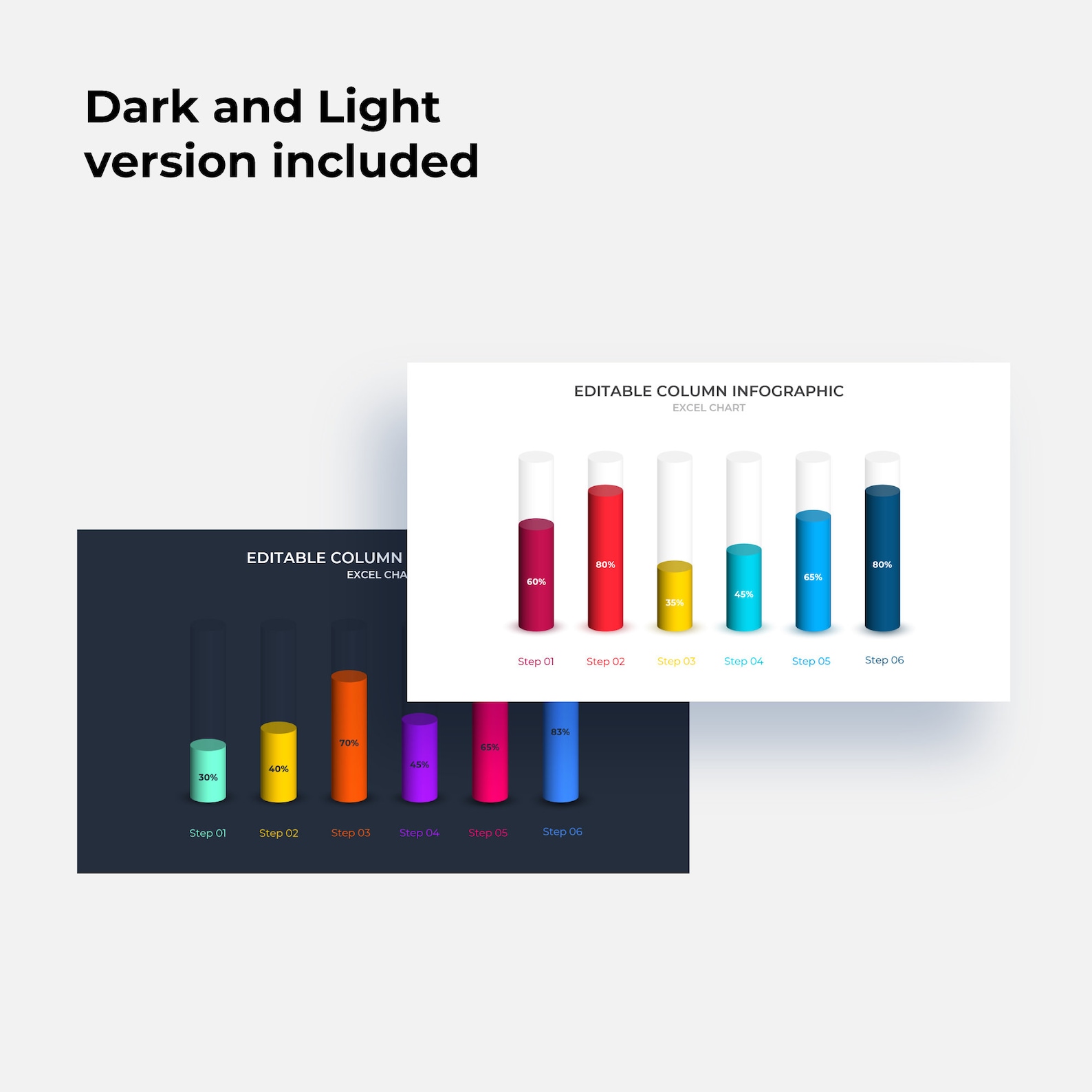 Animated Excel Charts for Powerpoint | Editable Infographic ...