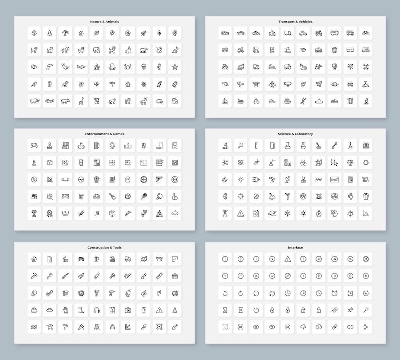 1500 Icons Pack. Canva Editable Icons. Icons Bundle. SVG Bundle Outline Icons. Icons PPT. Commercial use. Black and white SVG. Clipart svg. image 10